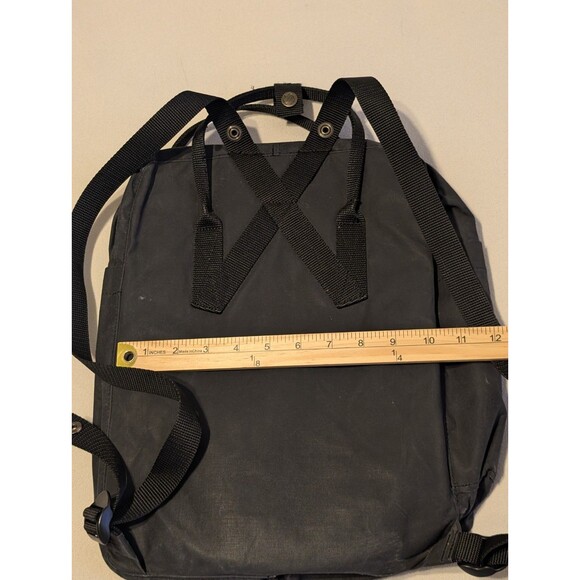 Fjallraven Kanken Mini Classic Backpack Black Small Book Bag 23510 School - Picture 8 of 8